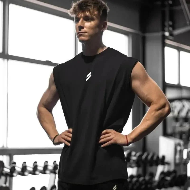 Men's Quick-Drying Sleeveless Fitness Shirt | Summer Mesh Basketball Tank Top