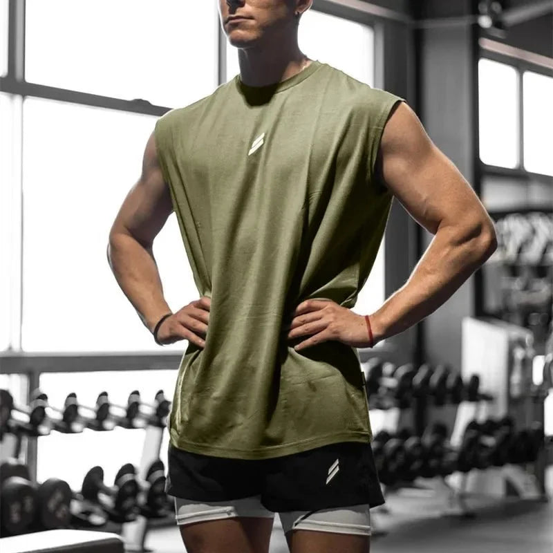 Men's Quick-Drying Sleeveless Fitness Shirt | Summer Mesh Basketball Tank Top
