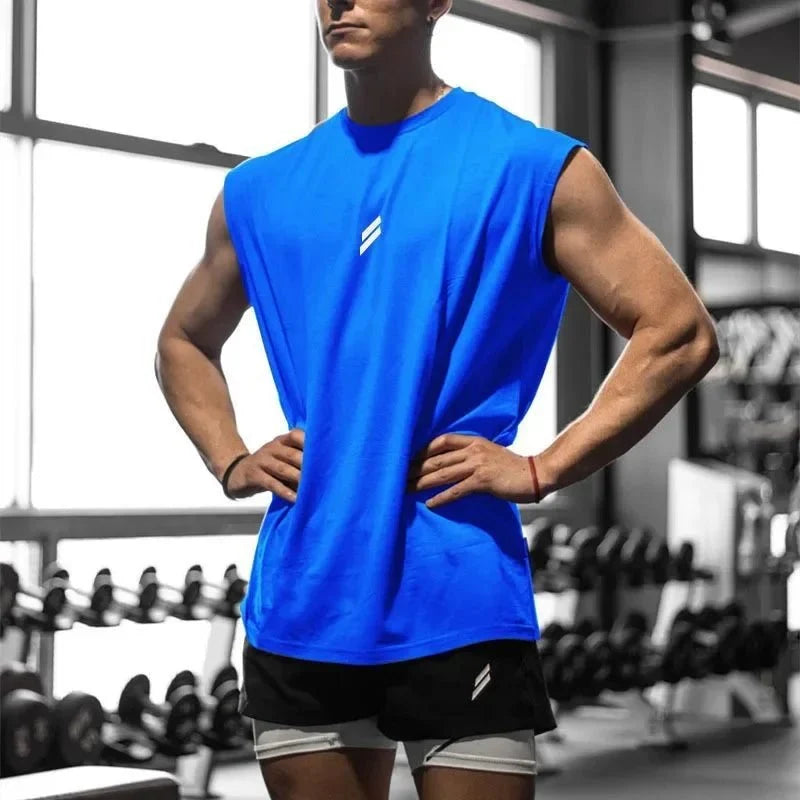 Men's Quick-Drying Sleeveless Fitness Shirt | Summer Mesh Basketball Tank Top