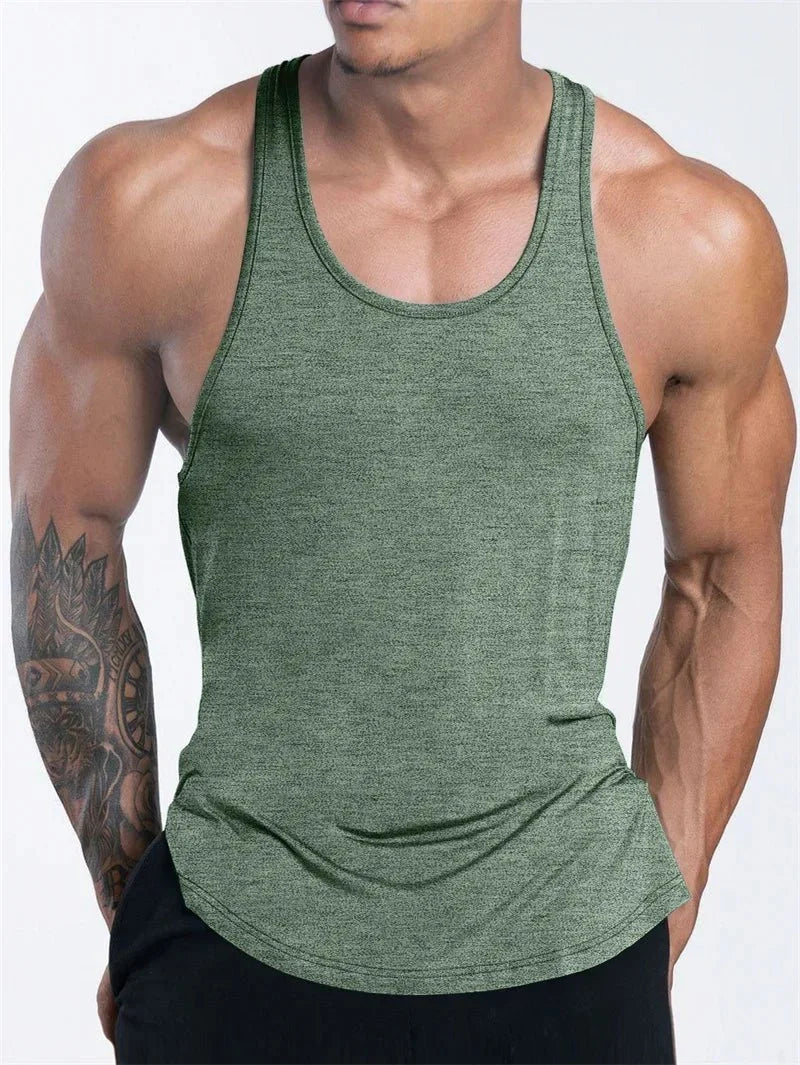 Quick Dry Men's Sports Tank Top for GYM Running Basketball