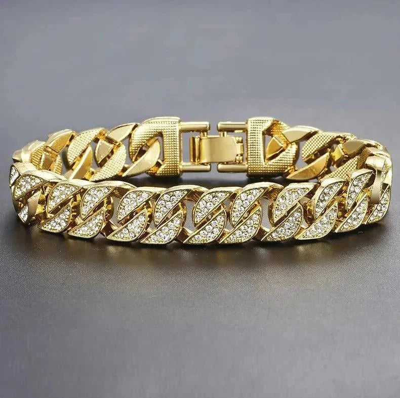 Men's Luxe Gold Chain Bracelet