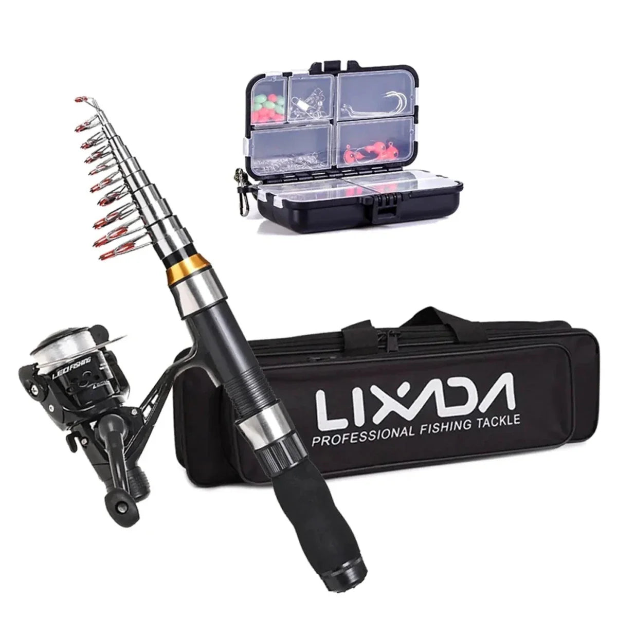 Portable Fishing Pro Rod Kit - Premium Gear for Anglers