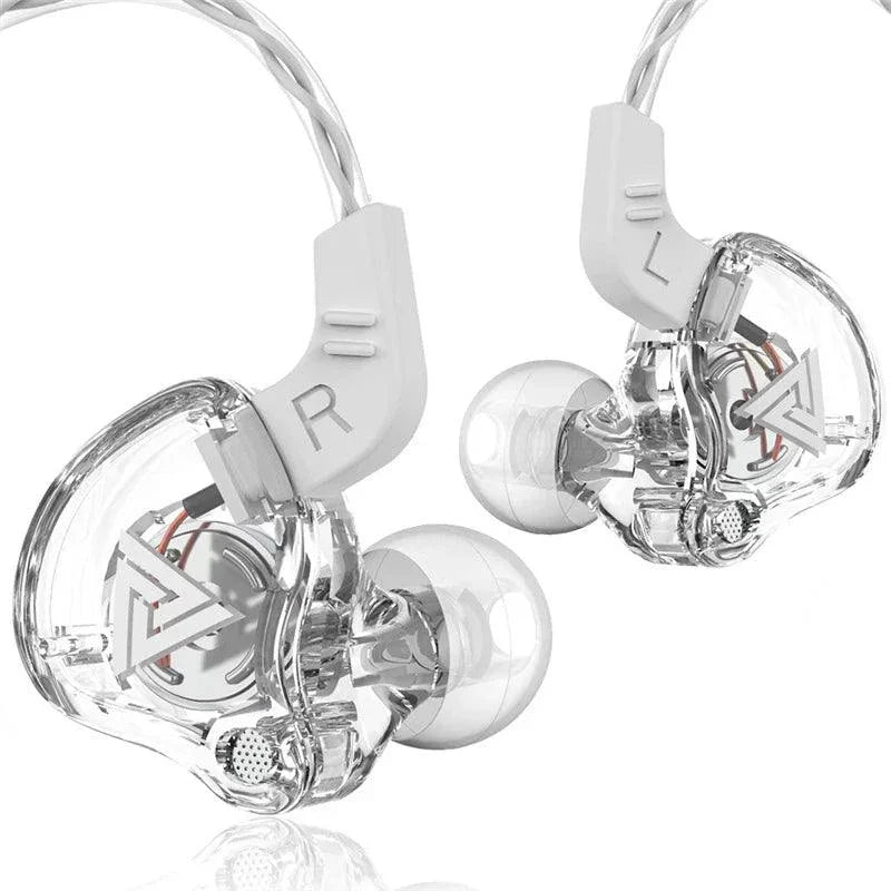 QKZ AK6 HiFi Wired Earphones - Copper Driver with Microphone