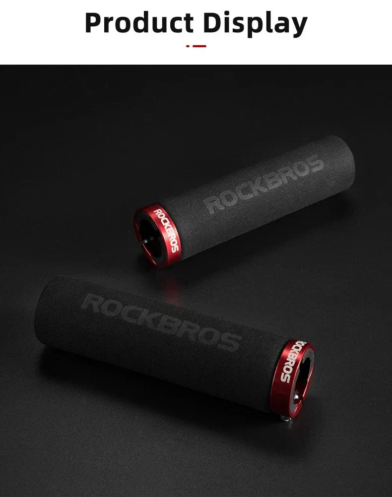 ROCKBROS Cycling Grips: Boost Ride Comfort & Control!