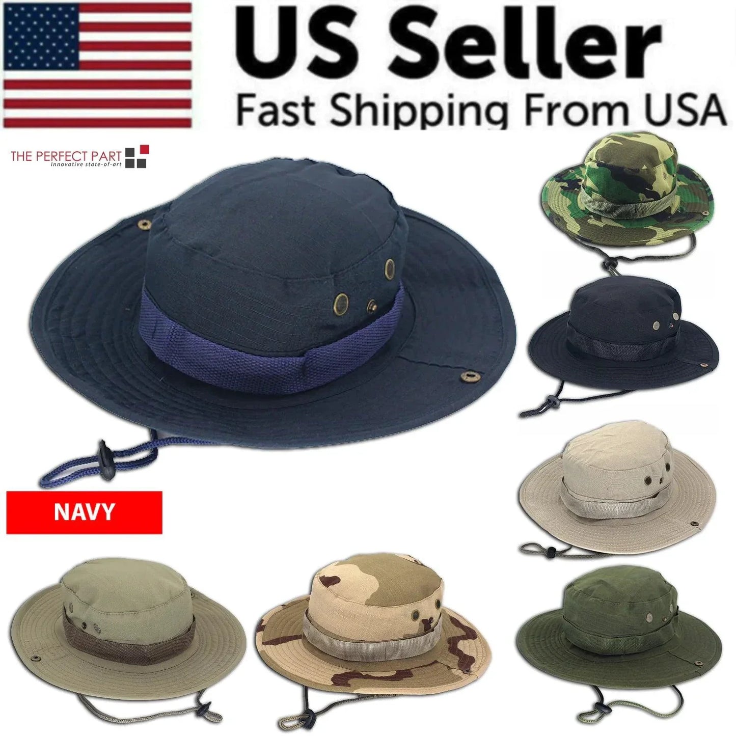 Safari Camo Sun Hat: Mesh Boonie for Outdoors