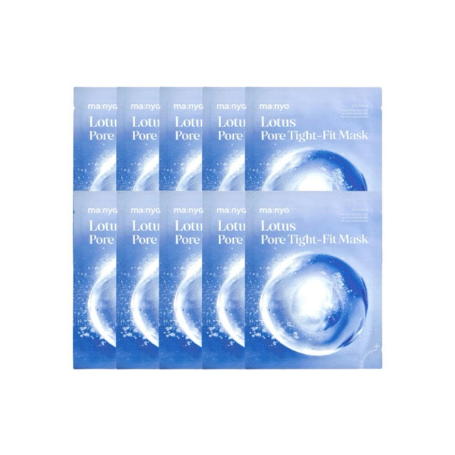 [MANYO FACTORY] Lotus Pore Tight-Fit Mask 25g X 10ea