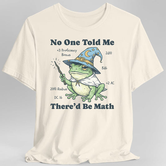Camiseta de D&D de matemáticas