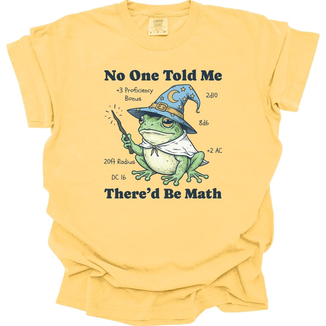 Math D&D T-Shirt - Comfort Colors