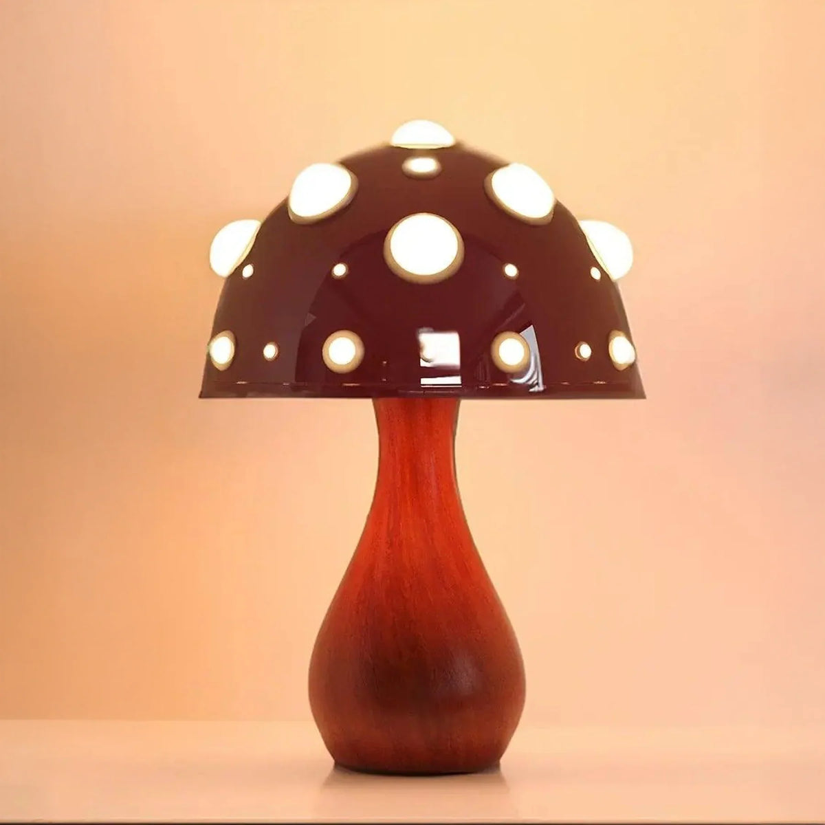 Matsutake Mushroom LED Table Lamp Cordless/Corded