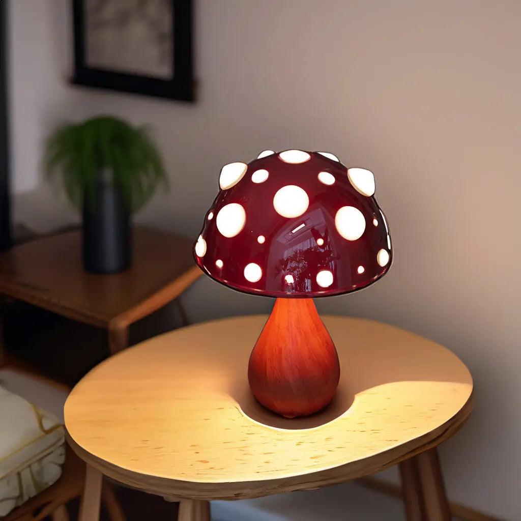 Matsutake Mushroom LED Table Lamp Cordless/Corded