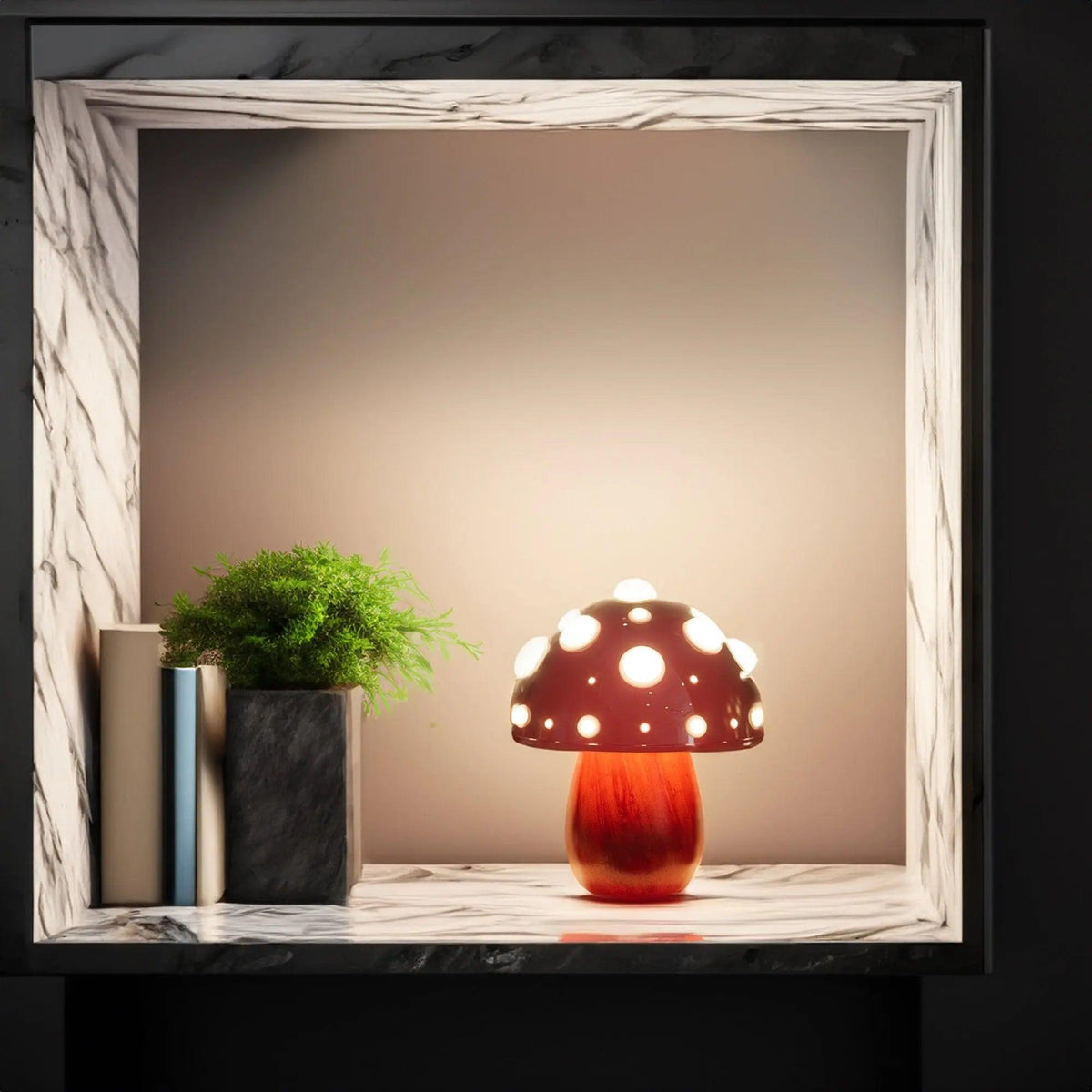 Matsutake Mushroom LED Table Lamp Cordless/Corded