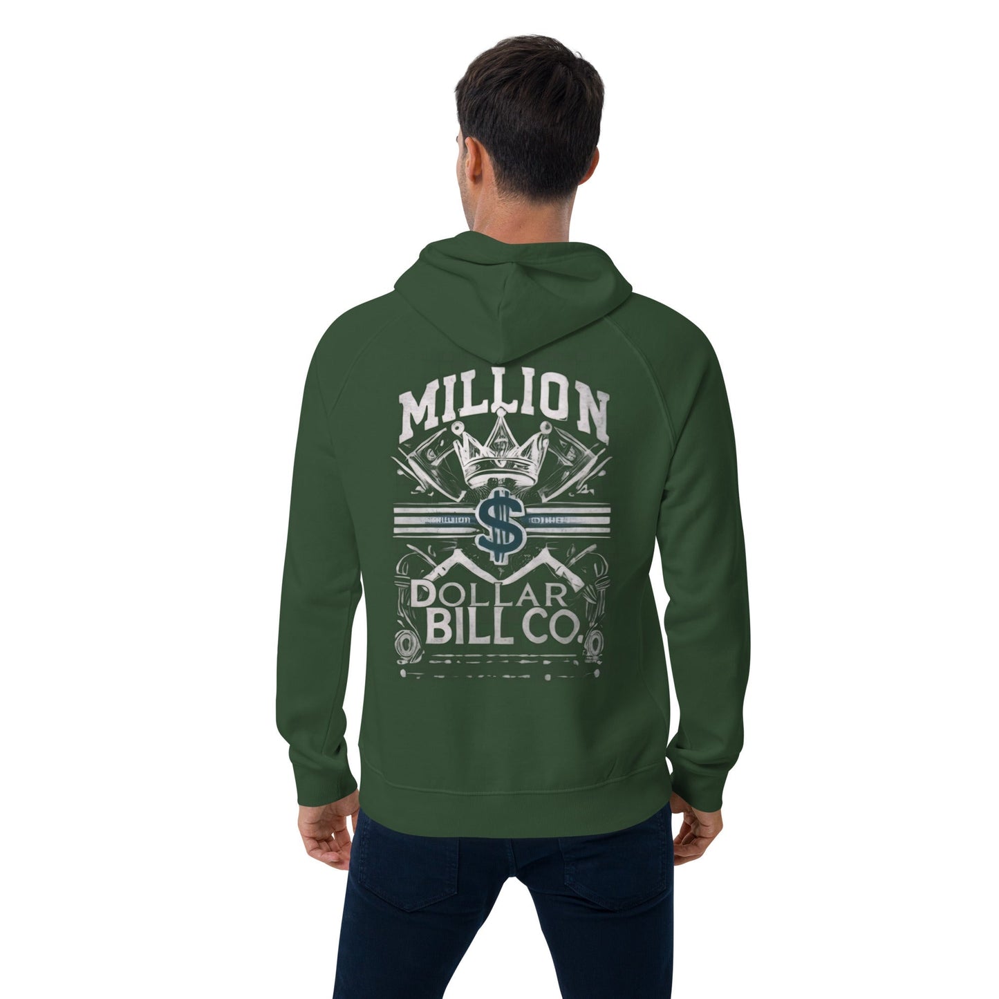 Sudadera raglán con capucha, unisex, de graffiti, estampada grande, de MDB Co.