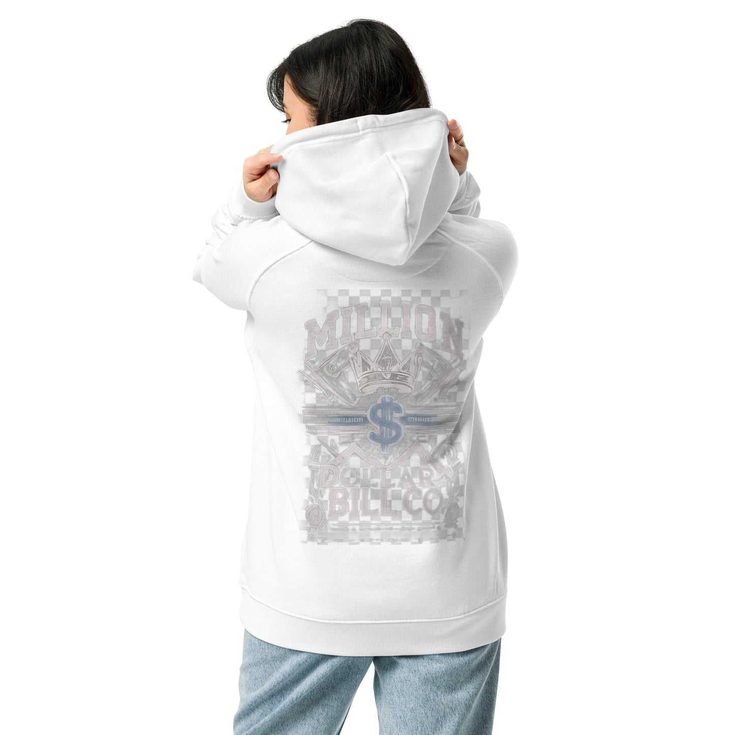 Sudadera raglán con capucha, unisex, de graffiti, estampada grande, de MDB Co.