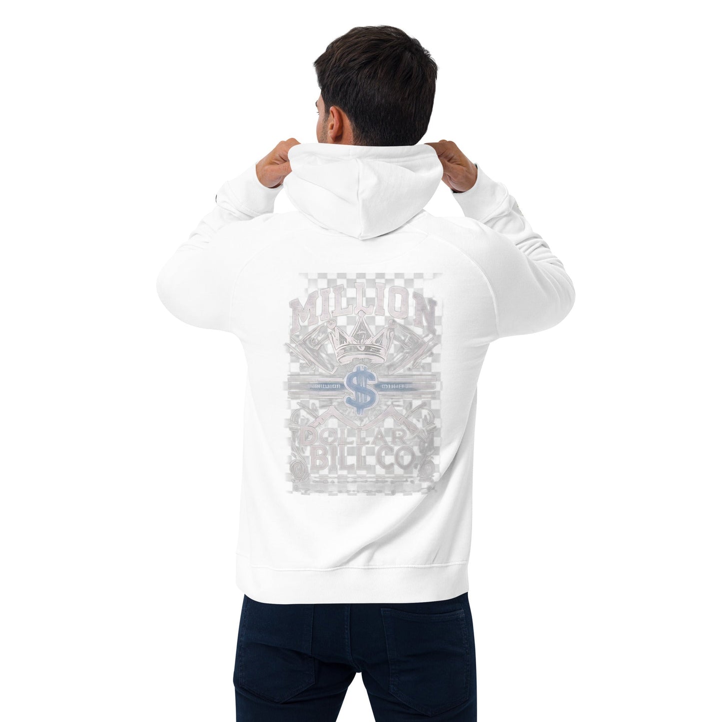 Sudadera raglán con capucha, unisex, de graffiti, estampada grande, de MDB Co.