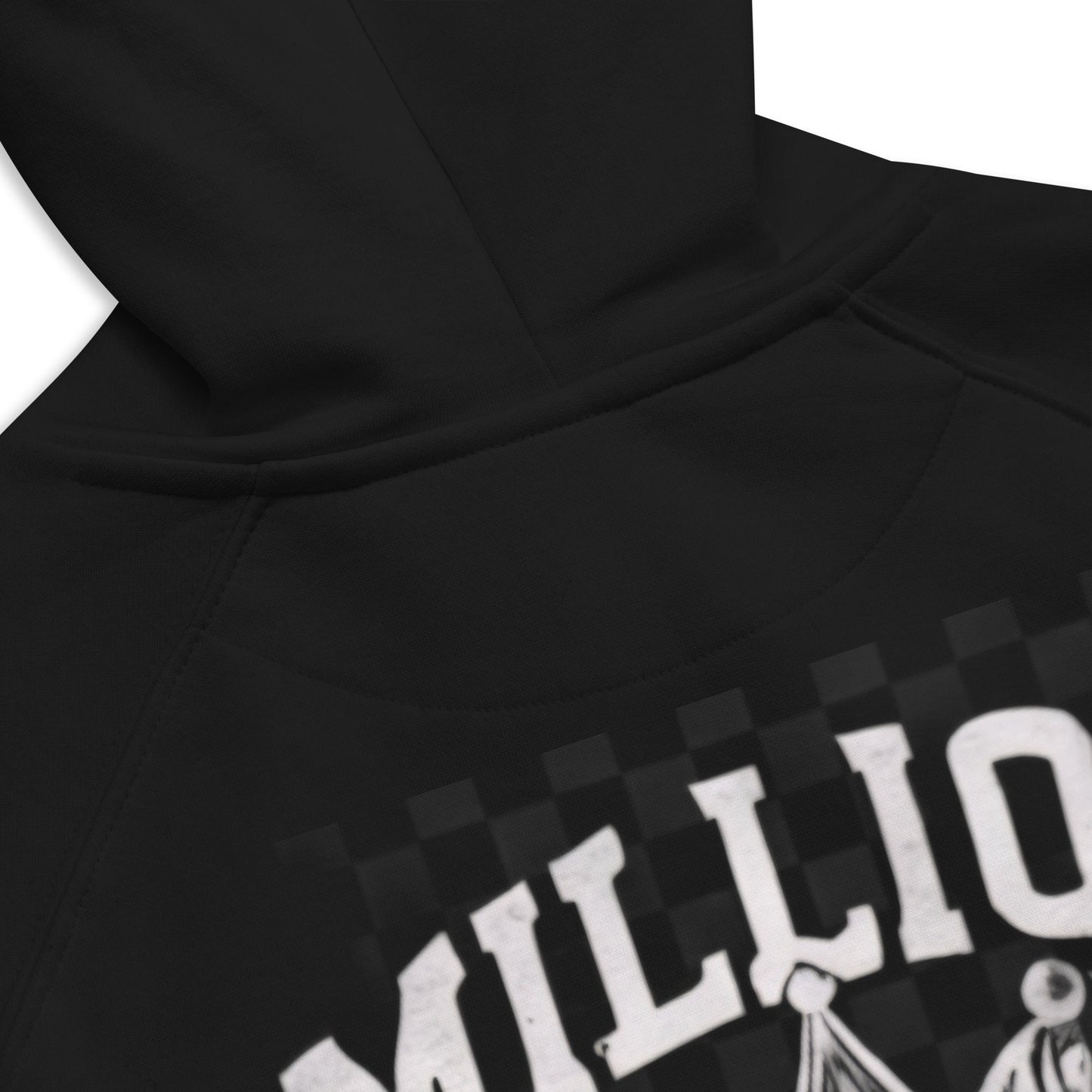 Sudadera raglán con capucha, unisex, de graffiti, estampada grande, de MDB Co.