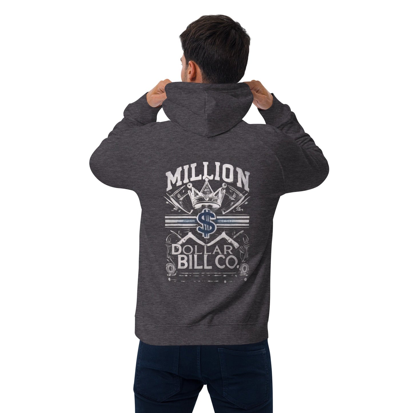 Sudadera raglán con capucha, unisex, de graffiti, estampada grande, de MDB Co.