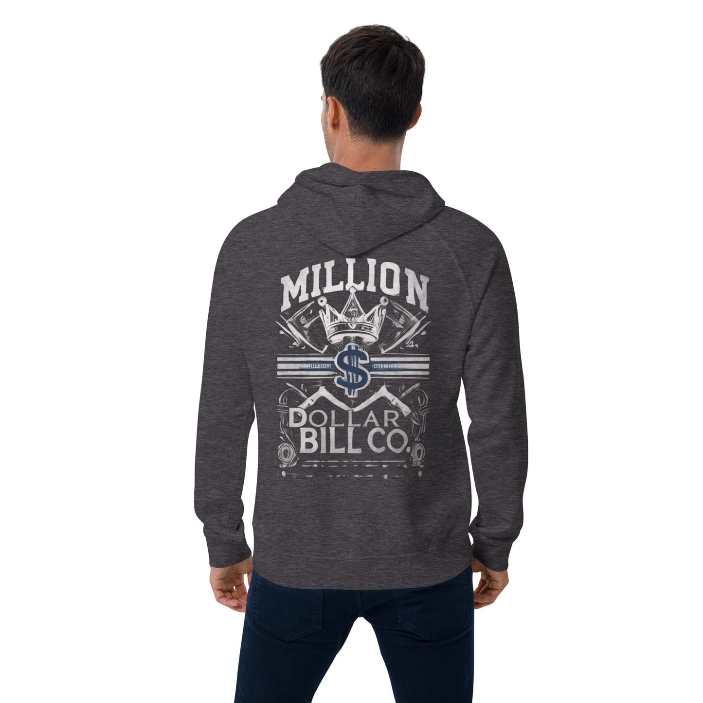Sudadera raglán con capucha, unisex, de graffiti, estampada grande, de MDB Co.