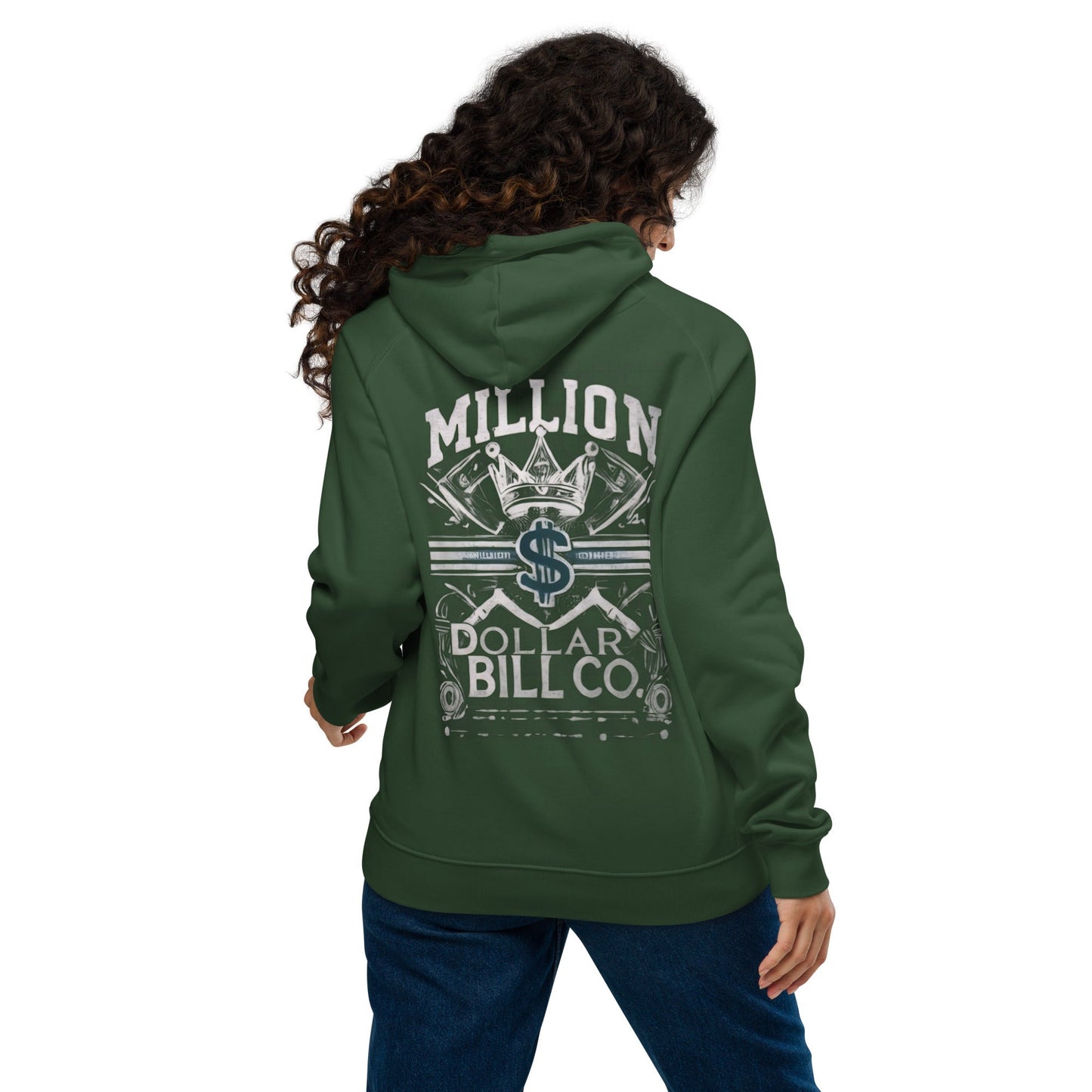 Sudadera raglán con capucha, unisex, de graffiti, estampada grande, de MDB Co.