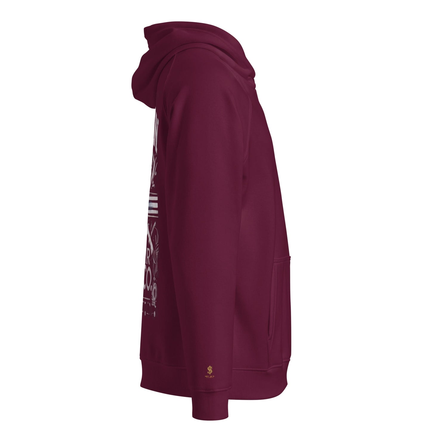 Sudadera raglán con capucha, unisex, de graffiti, estampada grande, de MDB Co.