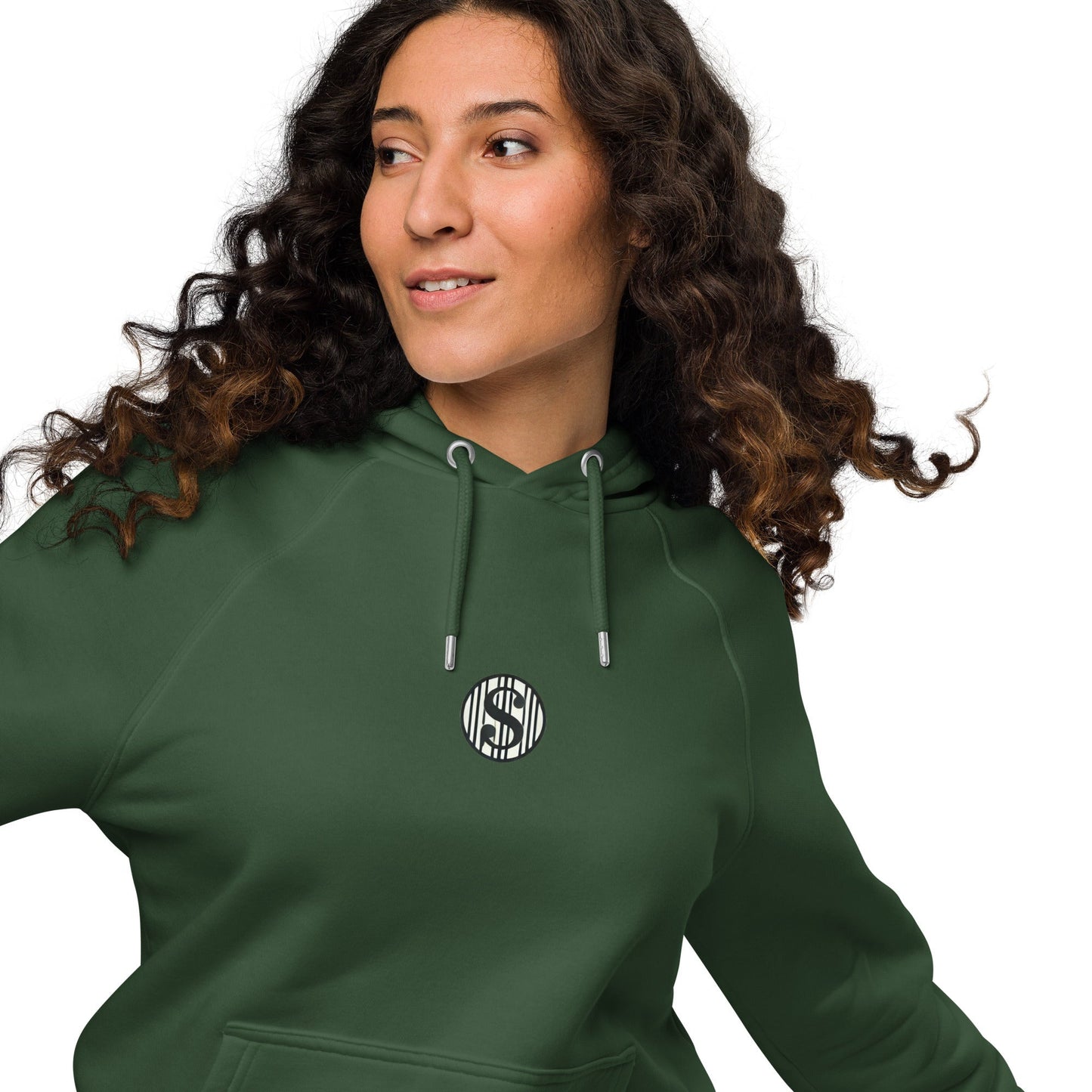 Sudadera raglán con capucha, unisex, de graffiti, estampada grande, de MDB Co.
