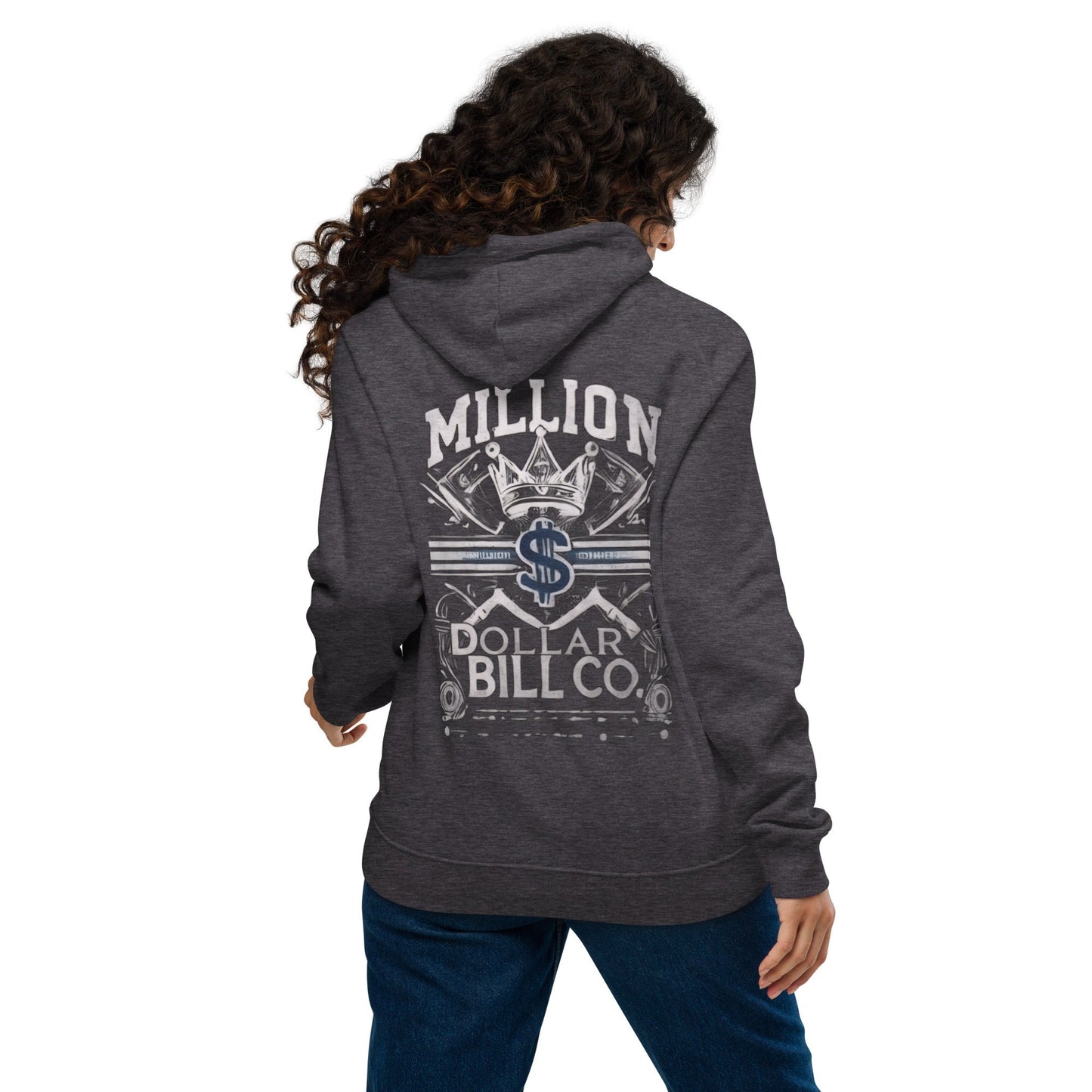 Sudadera raglán con capucha, unisex, de graffiti, estampada grande, de MDB Co.