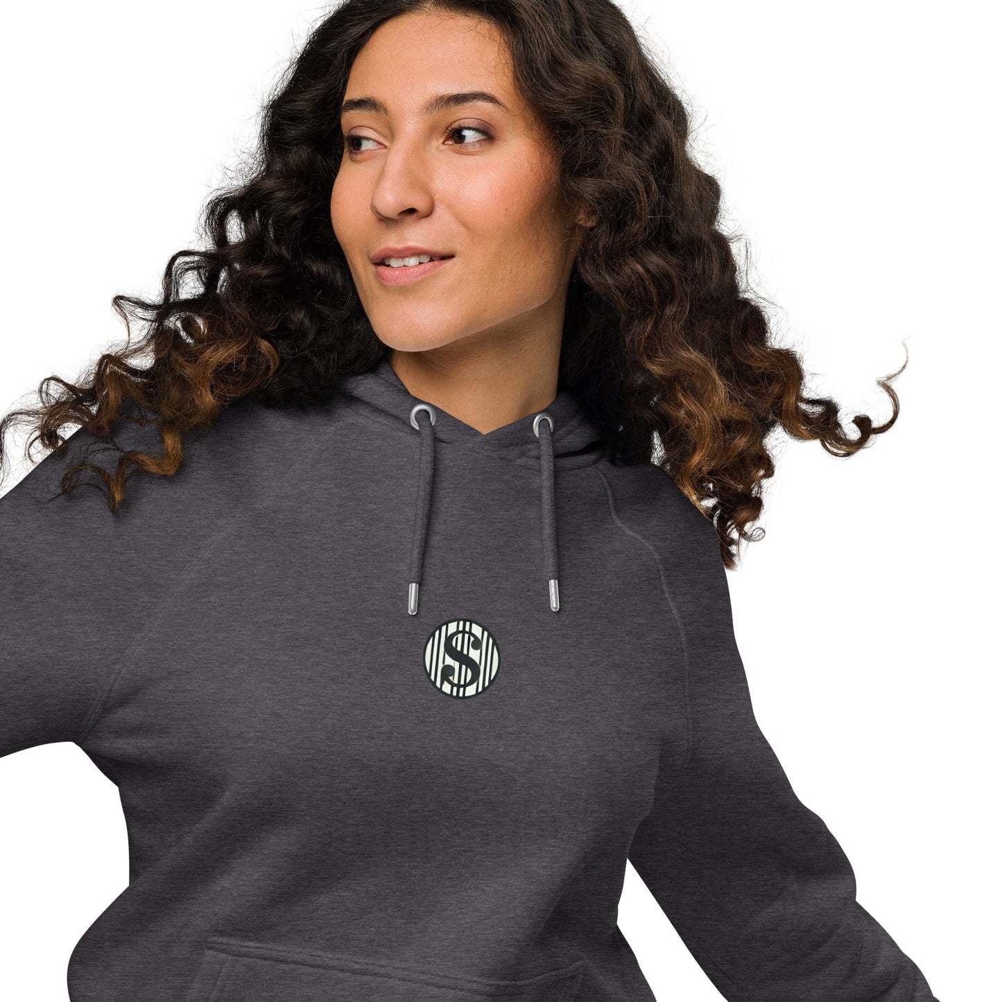Sudadera raglán con capucha, unisex, de graffiti, estampada grande, de MDB Co.