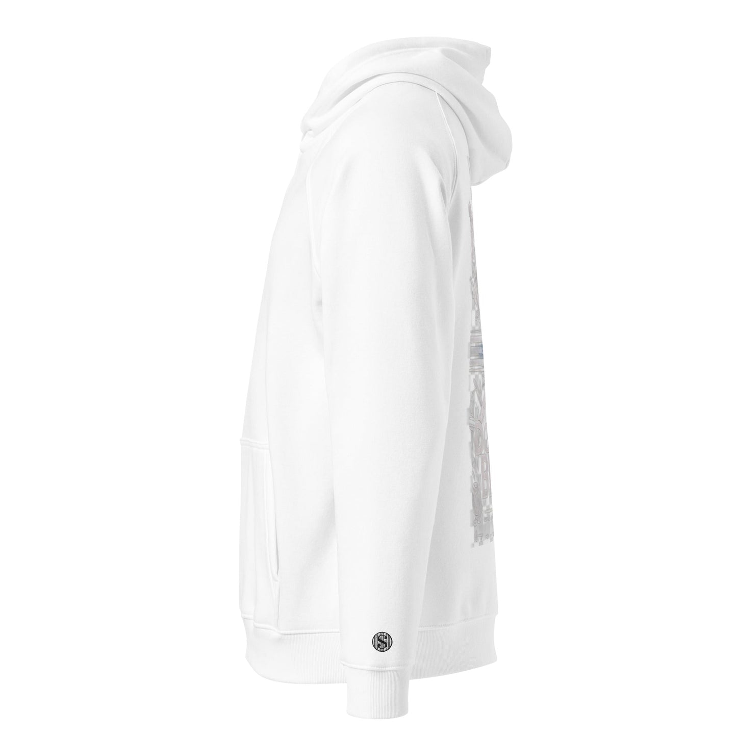Sudadera raglán con capucha, unisex, de graffiti, estampada grande, de MDB Co.