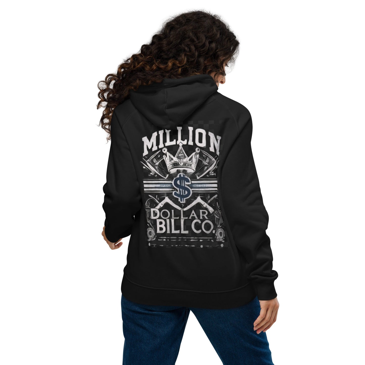 Sudadera raglán con capucha, unisex, de graffiti, estampada grande, de MDB Co.