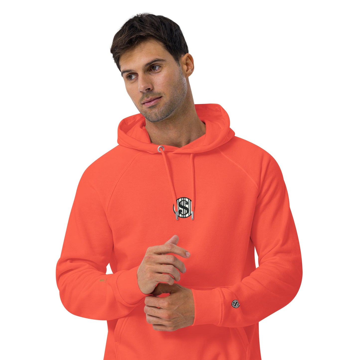 Sudadera raglán con capucha, unisex, de graffiti, estampada grande, de MDB Co.
