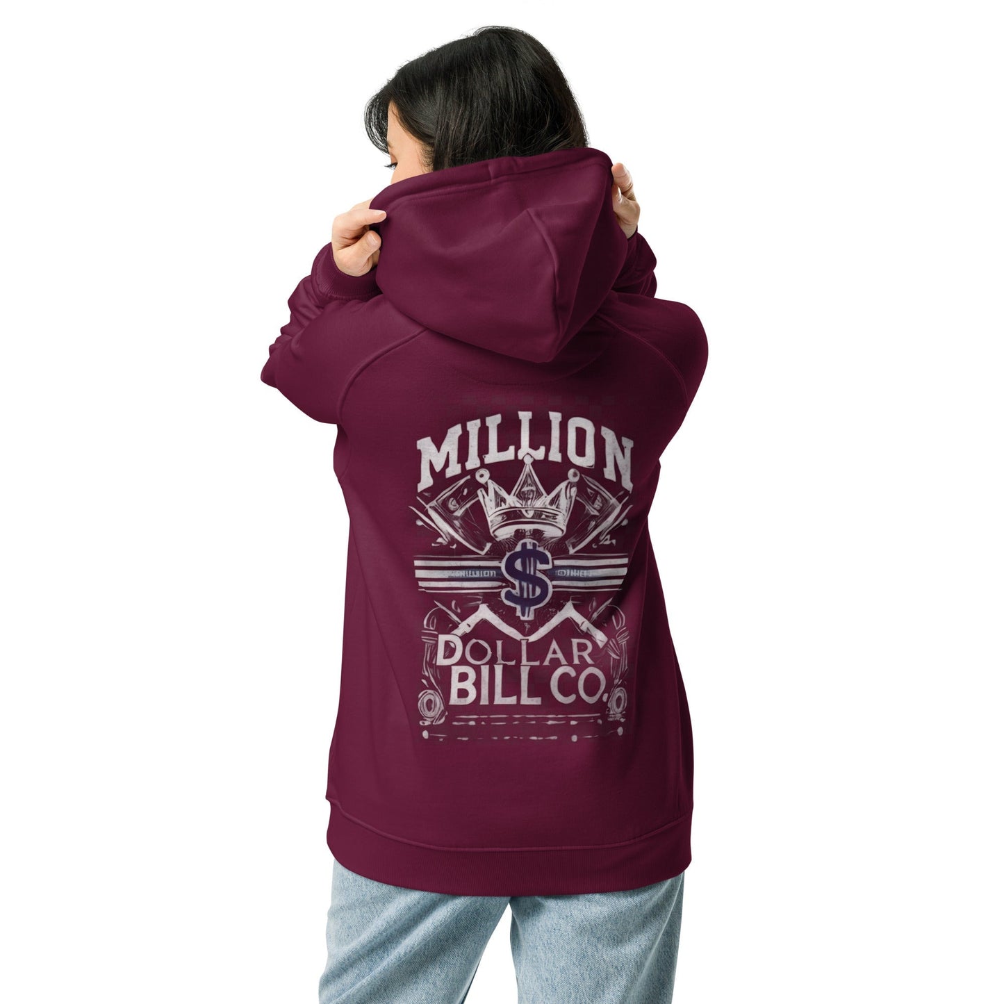 Sudadera raglán con capucha, unisex, de graffiti, estampada grande, de MDB Co.