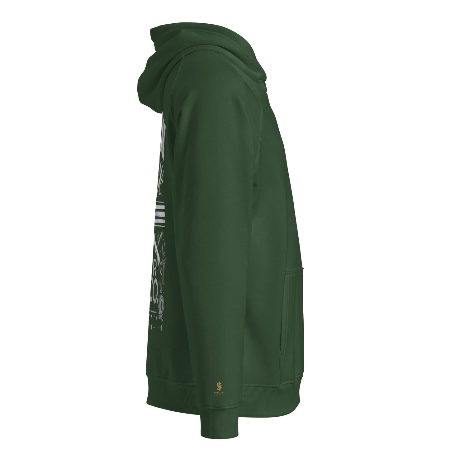 Sudadera raglán con capucha, unisex, de graffiti, estampada grande, de MDB Co.