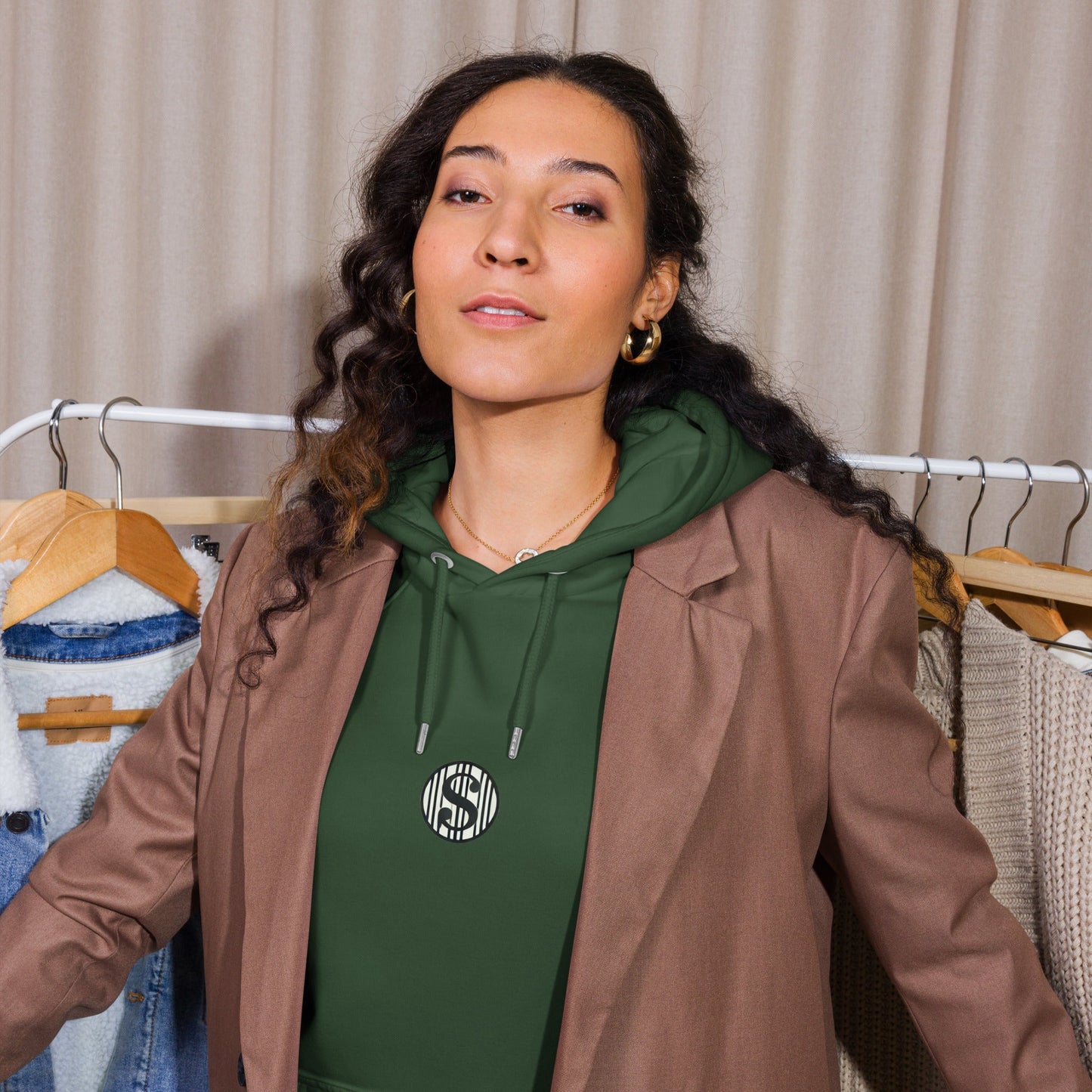 Sudadera raglán con capucha, unisex, de graffiti, estampada grande, de MDB Co.