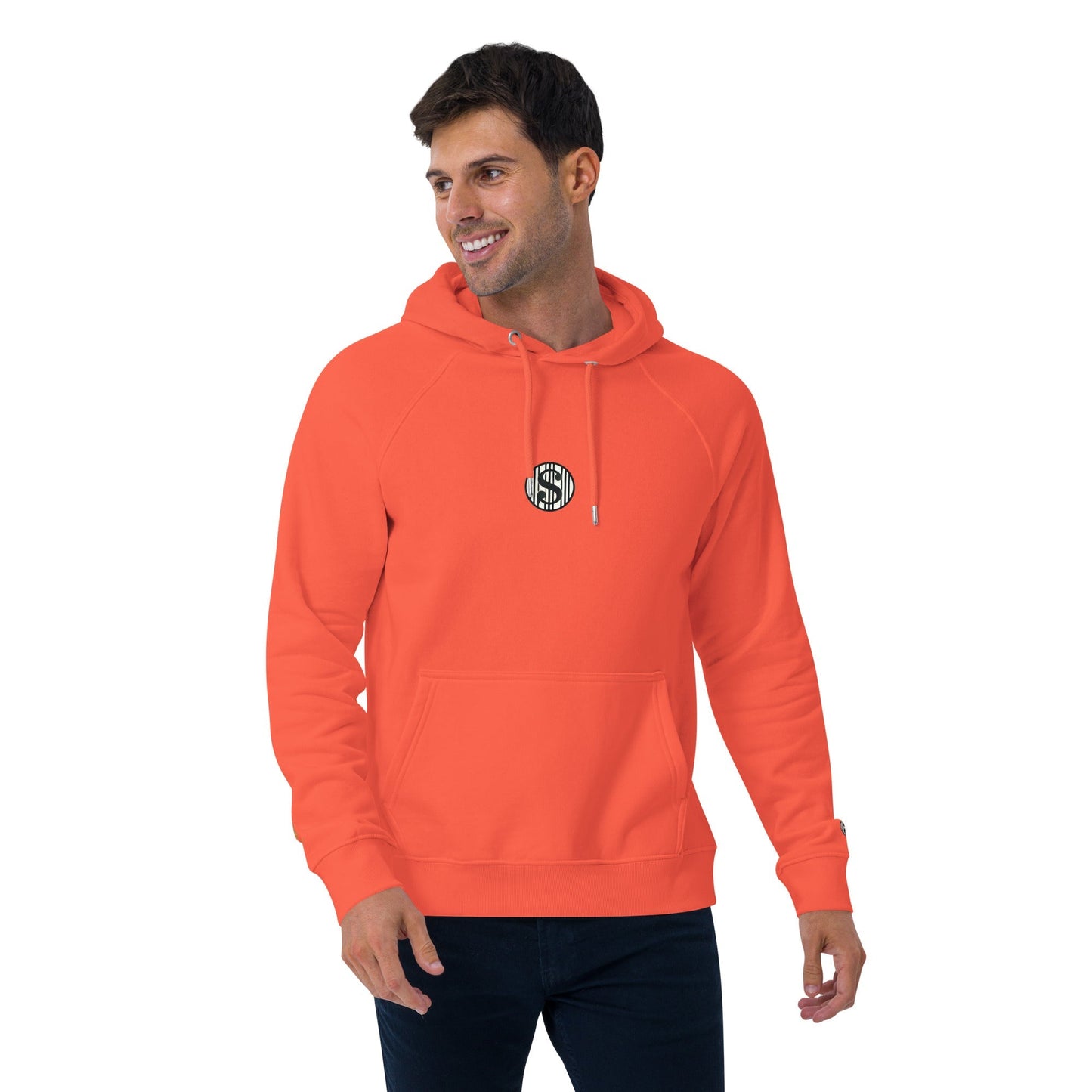 Sudadera raglán con capucha, unisex, de graffiti, estampada grande, de MDB Co.