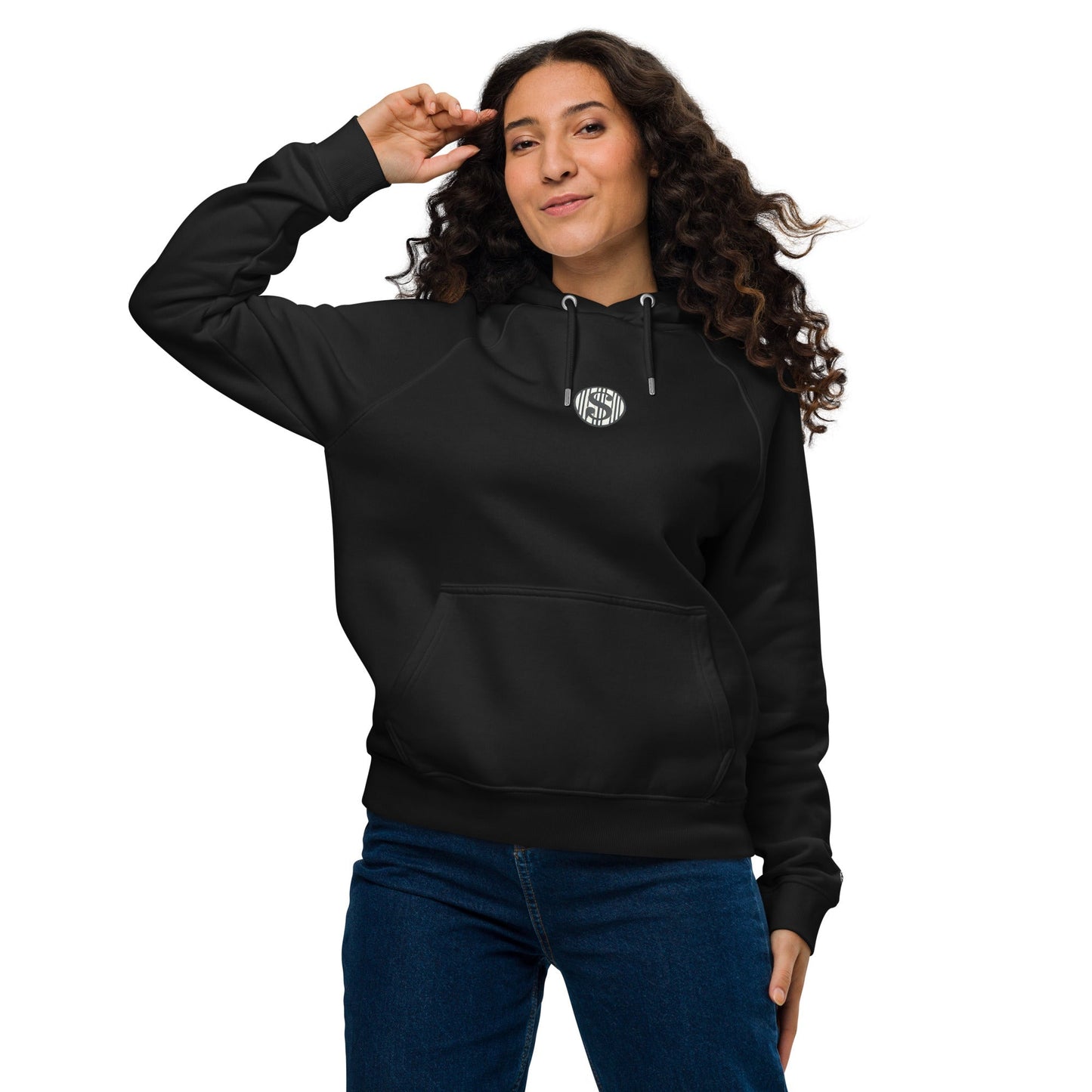 Sudadera raglán con capucha, unisex, de graffiti, estampada grande, de MDB Co.