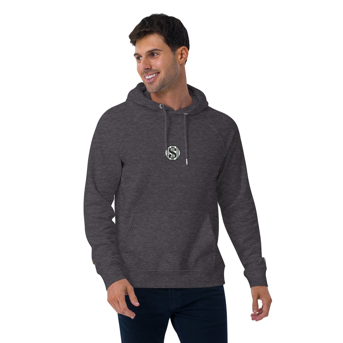 Sudadera raglán con capucha, unisex, de graffiti, estampada grande, de MDB Co.