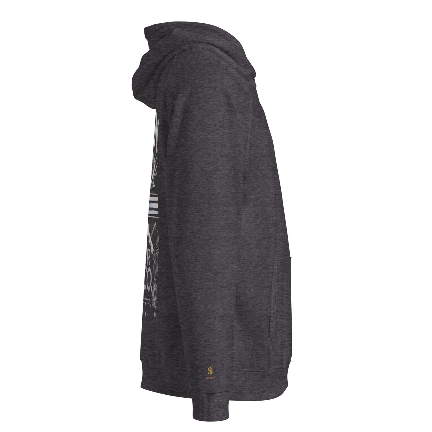 Sudadera raglán con capucha, unisex, de graffiti, estampada grande, de MDB Co.
