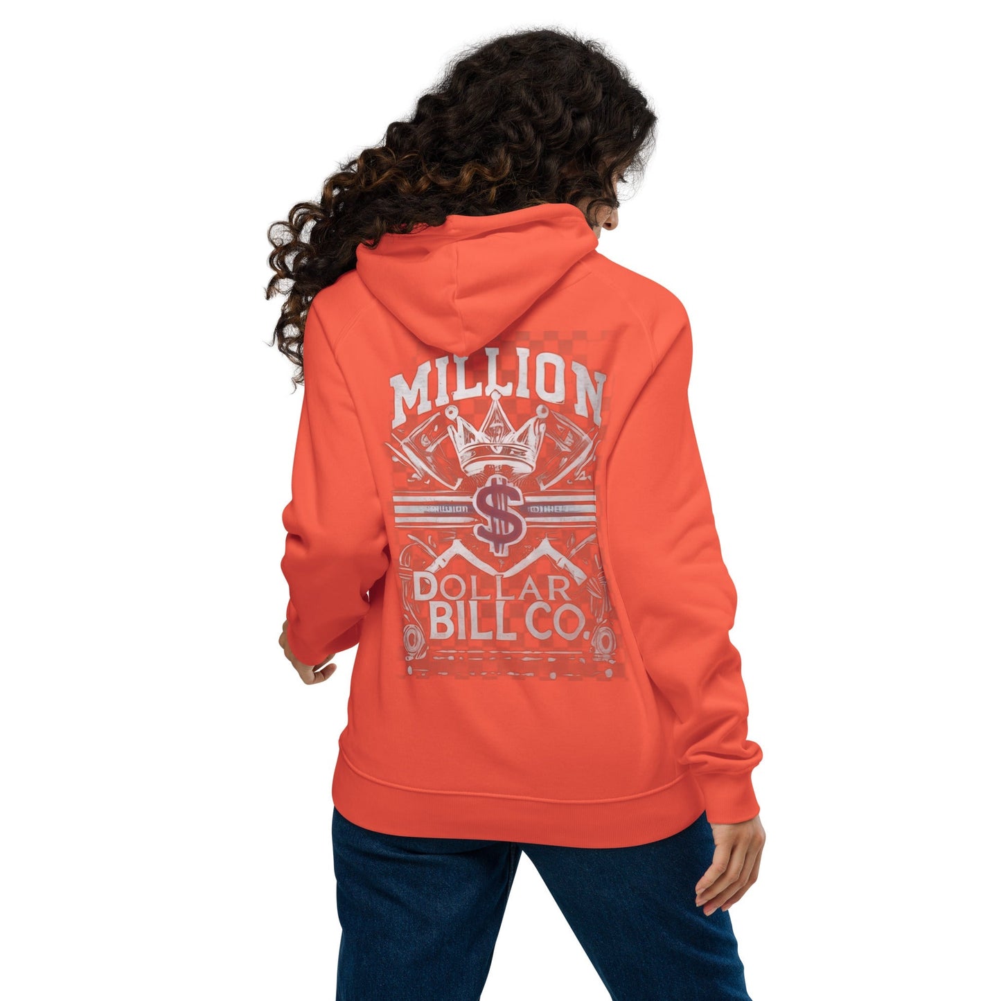 Sudadera raglán con capucha, unisex, de graffiti, estampada grande, de MDB Co.