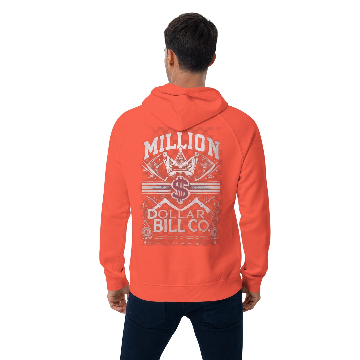 Sudadera raglán con capucha, unisex, de graffiti, estampada grande, de MDB Co.
