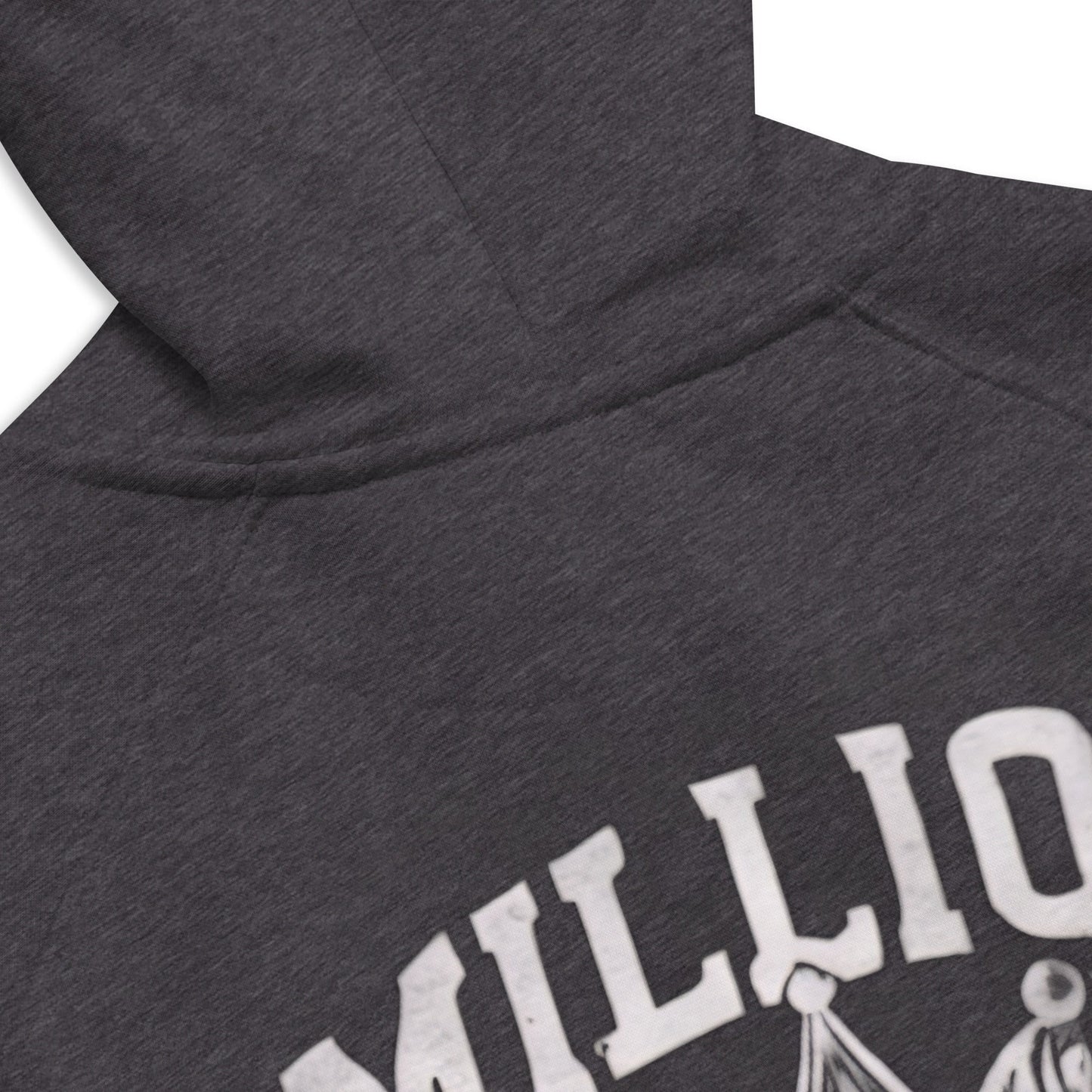 Sudadera raglán con capucha, unisex, de graffiti, estampada grande, de MDB Co.