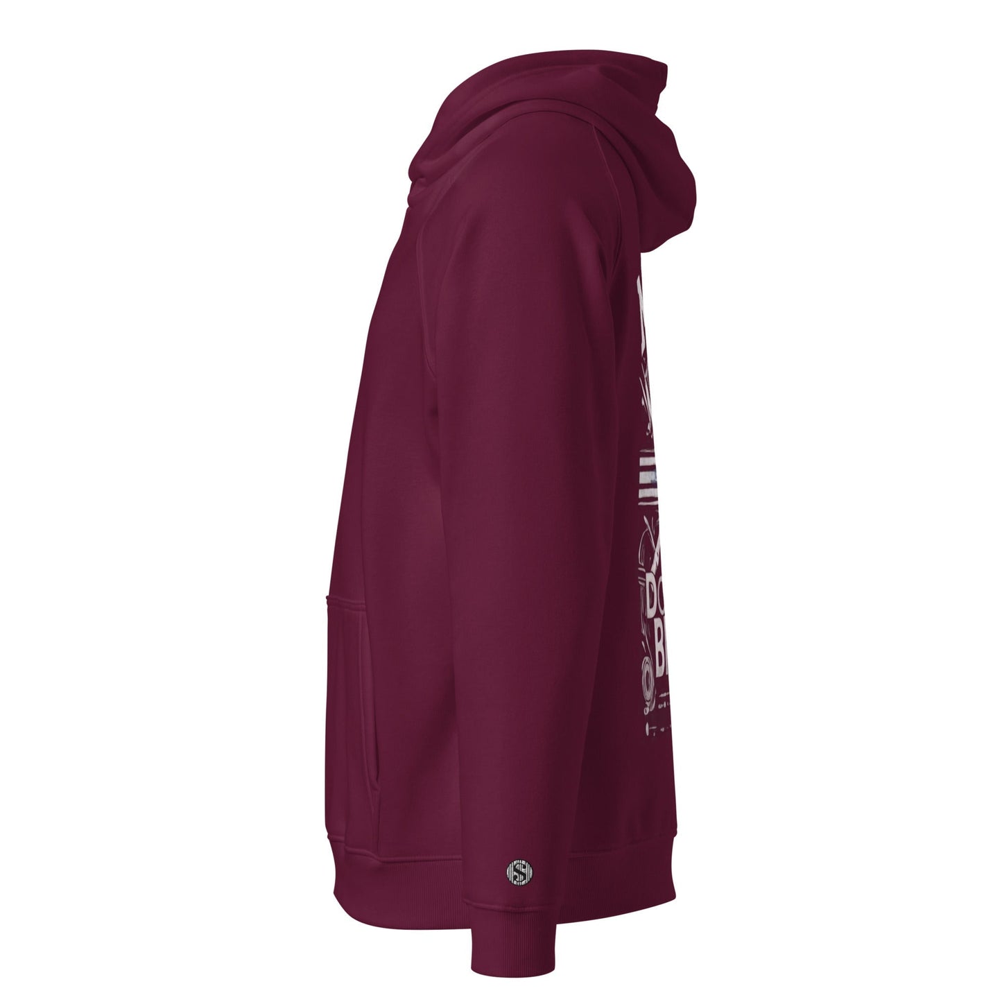 Sudadera raglán con capucha, unisex, de graffiti, estampada grande, de MDB Co.