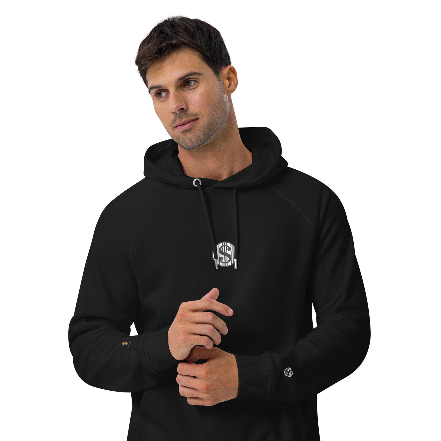 Sudadera raglán con capucha, unisex, de graffiti, estampada grande, de MDB Co.