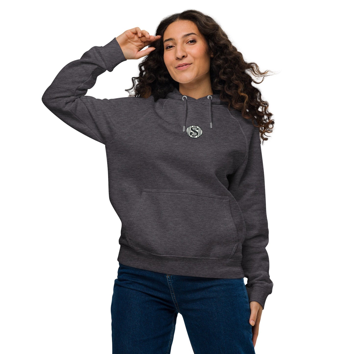 Sudadera raglán con capucha, unisex, de graffiti, estampada grande, de MDB Co.