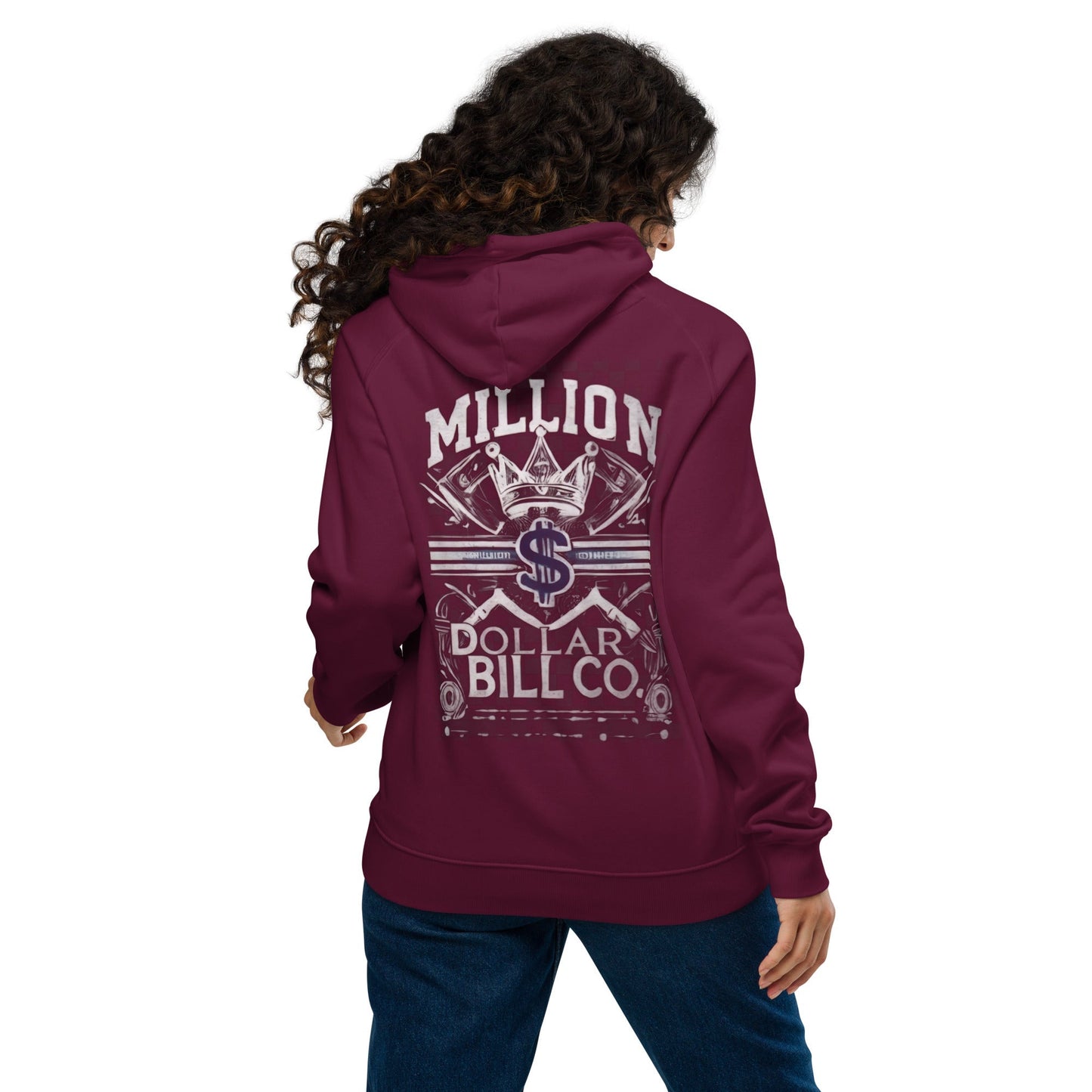 Sudadera raglán con capucha, unisex, de graffiti, estampada grande, de MDB Co.
