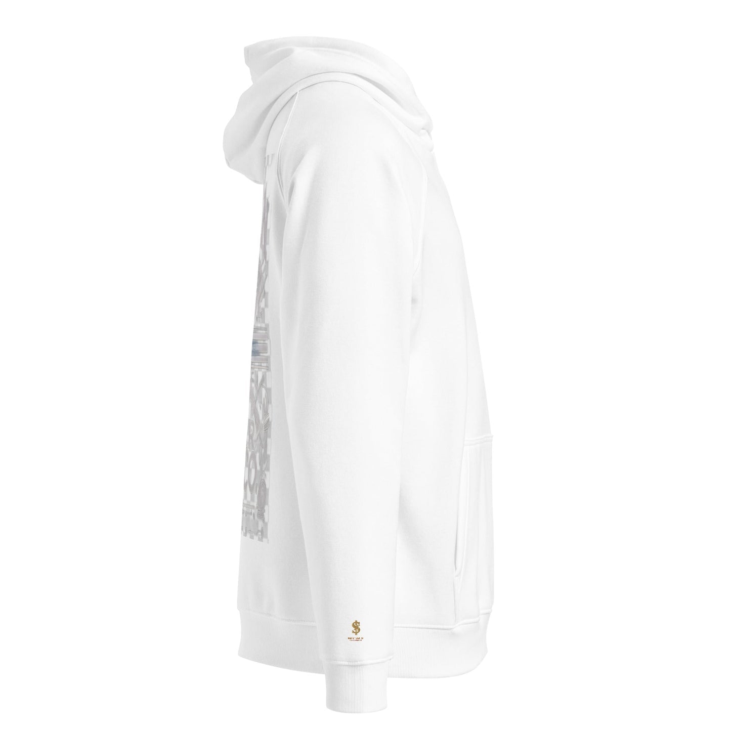 Sudadera raglán con capucha, unisex, de graffiti, estampada grande, de MDB Co.