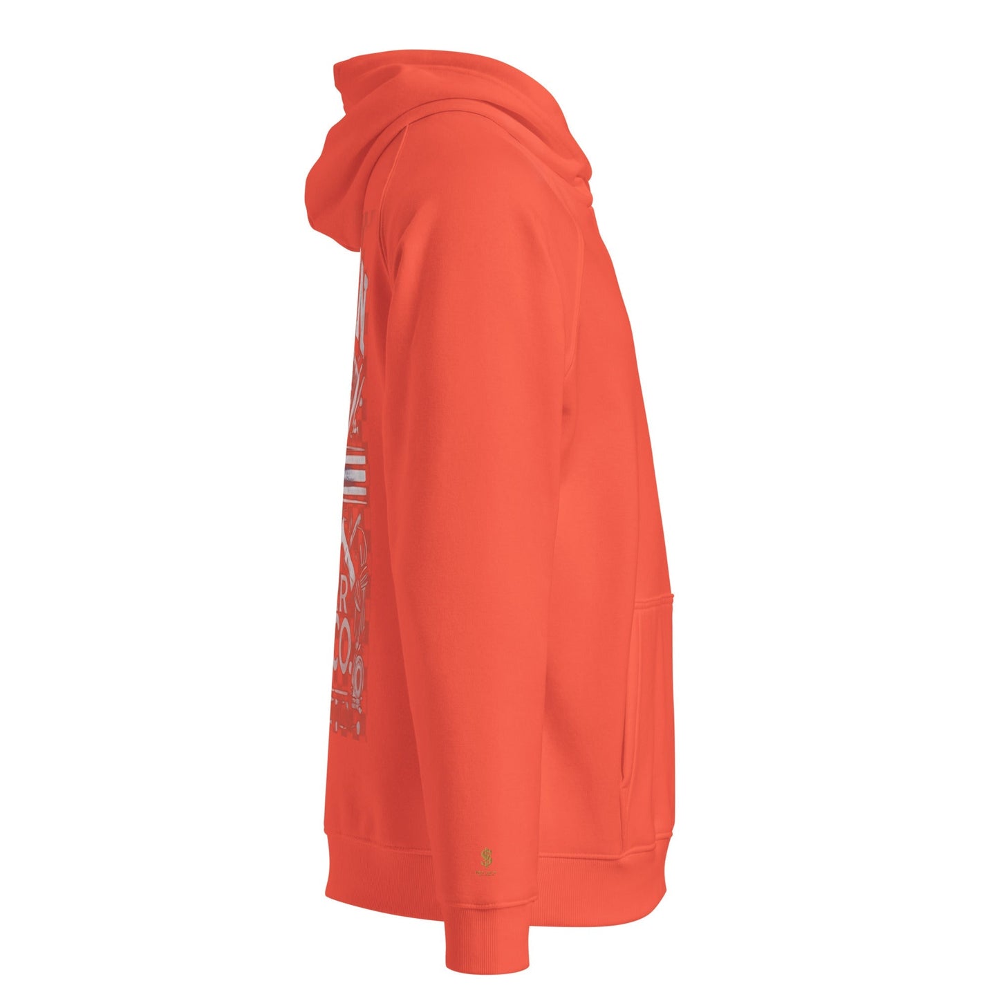 Sudadera raglán con capucha, unisex, de graffiti, estampada grande, de MDB Co.