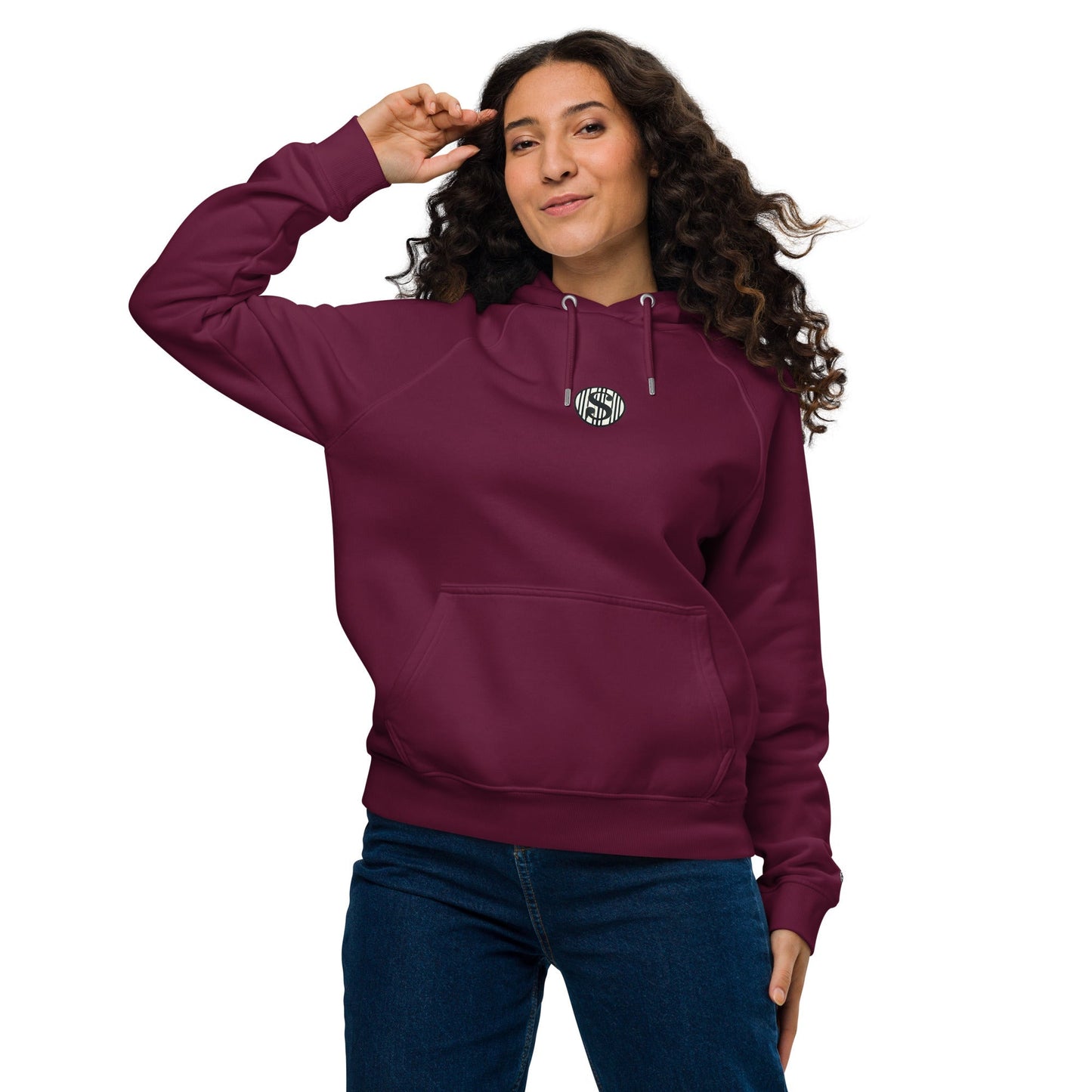 Sudadera raglán con capucha, unisex, de graffiti, estampada grande, de MDB Co.