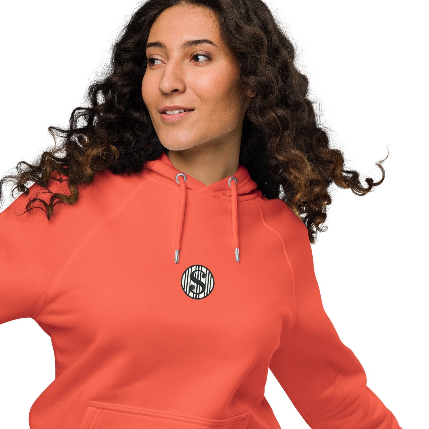 Sudadera raglán con capucha, unisex, de graffiti, estampada grande, de MDB Co.