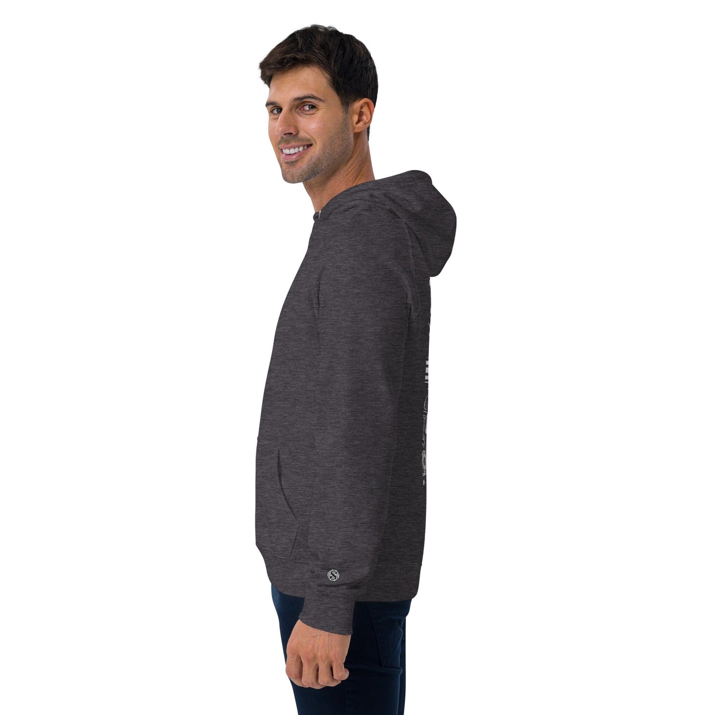 Sudadera raglán con capucha, unisex, de graffiti, estampada grande, de MDB Co.