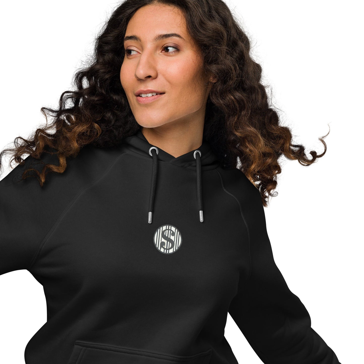 Sudadera raglán con capucha, unisex, de graffiti, estampada grande, de MDB Co.
