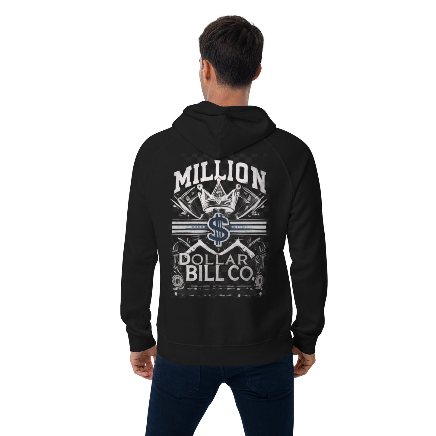 Sudadera raglán con capucha, unisex, de graffiti, estampada grande, de MDB Co.